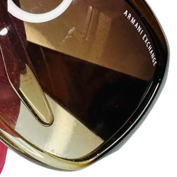 ARMANI EXCHANGE Oversized Sunglasses with Case Gradient Ombré EUC - Picture 7 of 15